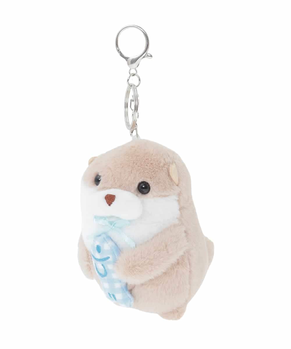 KGYAG30012 a.v.v KIDS(アー・ヴェ・ヴェ) [KIDS]【ギフト/キーホルダー】カワウソチャーム ライトブルー
