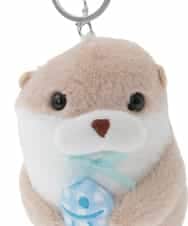 KGYAG30012 a.v.v KIDS(アー・ヴェ・ヴェ) [KIDS]【ギフト/キーホルダー】カワウソチャーム ライトブルー