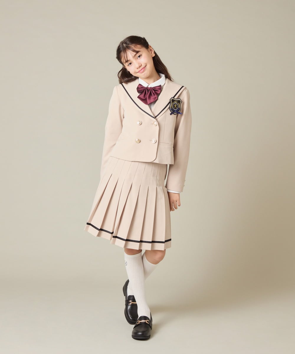 KGYBD01016 a.v.v KIDS(アー・ヴェ・ヴェ) [KIDS]【卒服】無地リボン レッド