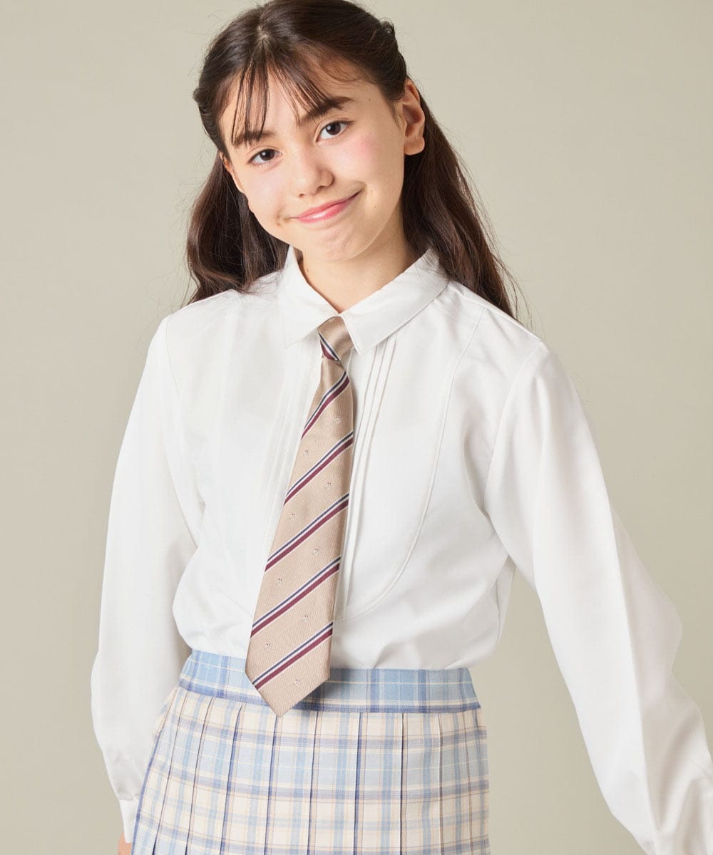 KGYBD02016 a.v.v KIDS(アー・ヴェ・ヴェ) [KIDS]【卒服】スクールネクタイ ベージュ