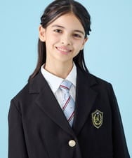 KGYBG02016 a.v.v KIDS(アー・ヴェ・ヴェ) [KIDS]【2027卒服】スクールネクタイ ライトブルー