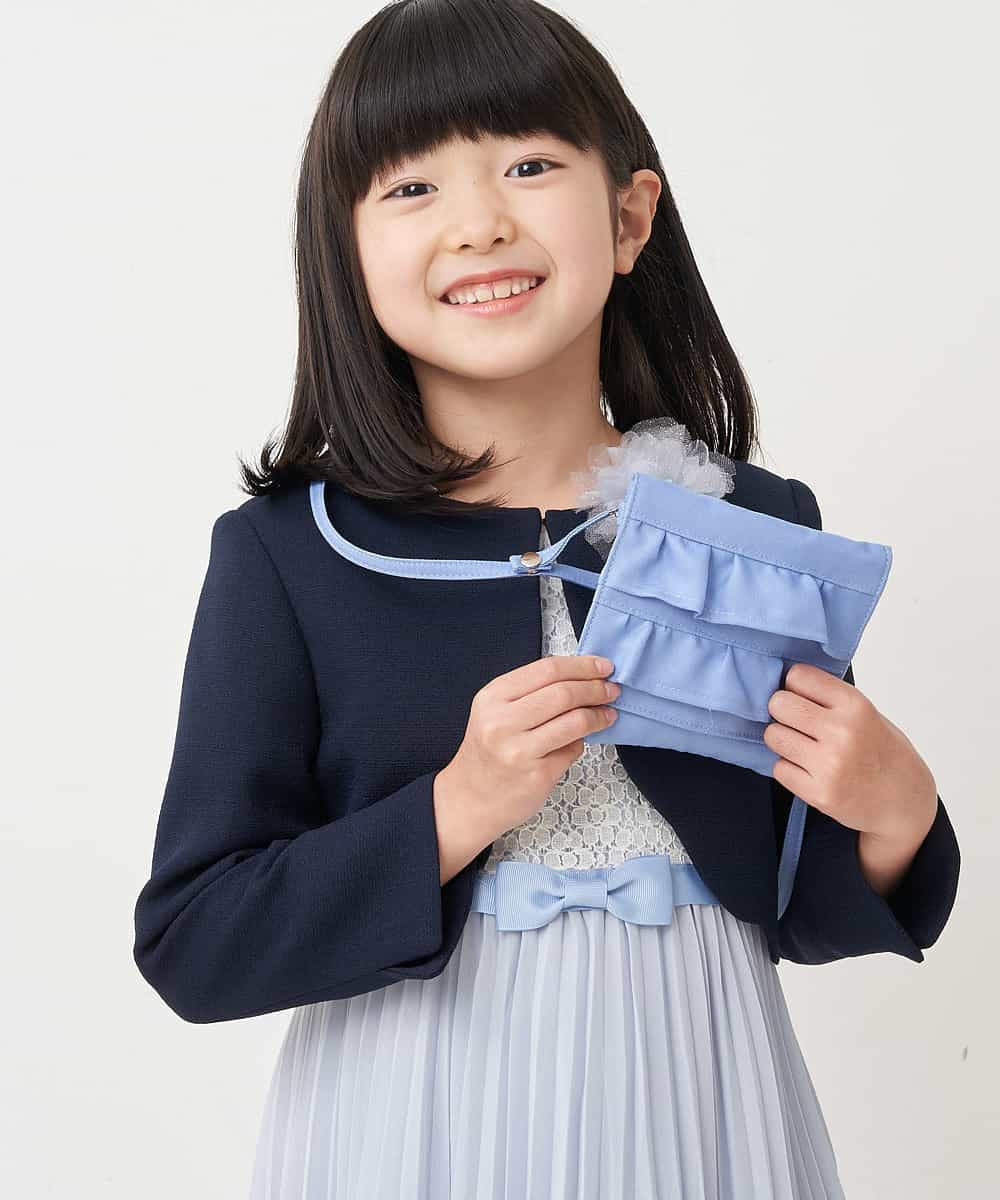 KGYCP30014 a.v.v KIDS(アー・ヴェ・ヴェ) [KIDS]リボンマルチポシェット ライトブルー