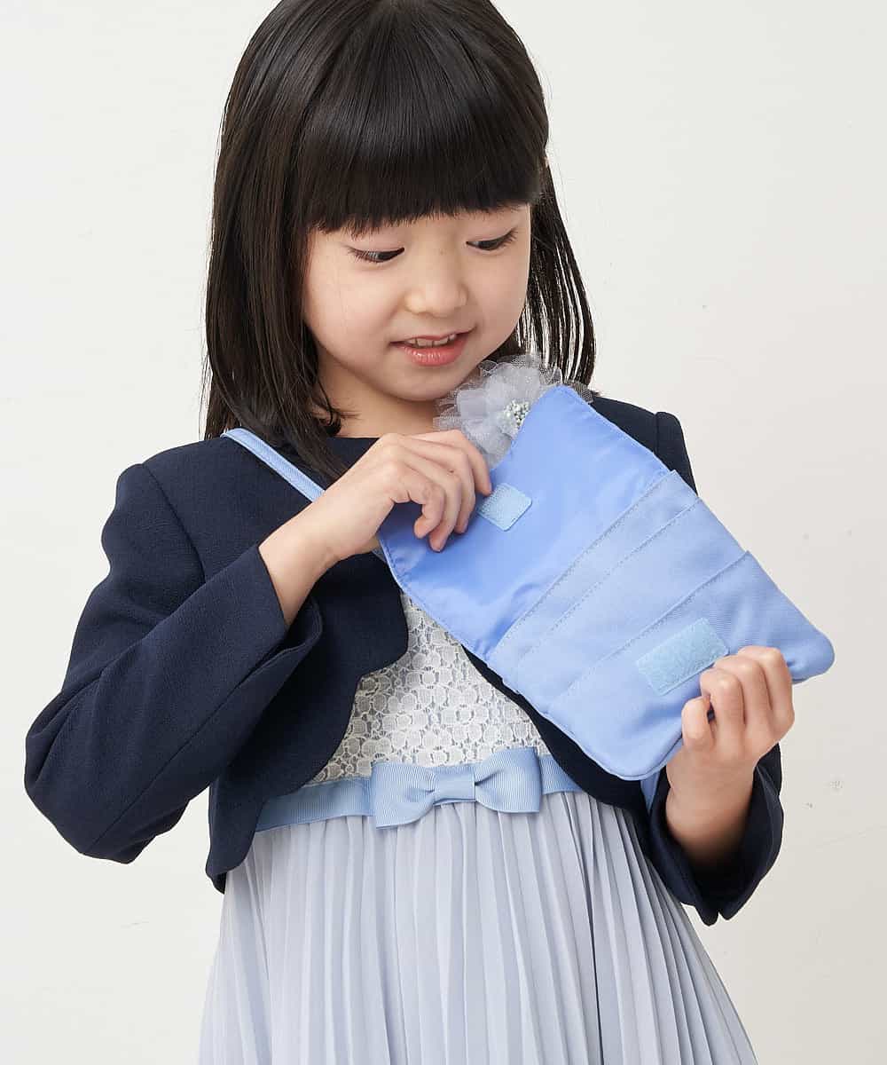 KGYCP30014 a.v.v KIDS(アー・ヴェ・ヴェ) [KIDS]リボンマルチポシェット ライトブルー