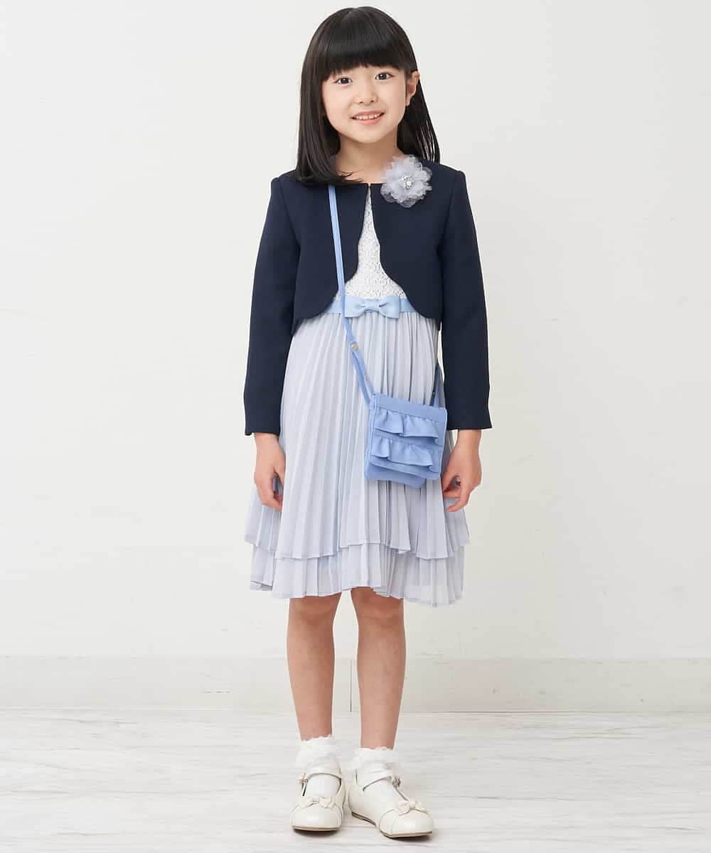 KGYCP30014 a.v.v KIDS(アー・ヴェ・ヴェ) [KIDS]リボンマルチポシェット ライトブルー