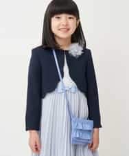 KGYCP30014 a.v.v KIDS(アー・ヴェ・ヴェ) [KIDS]リボンマルチポシェット ライトブルー