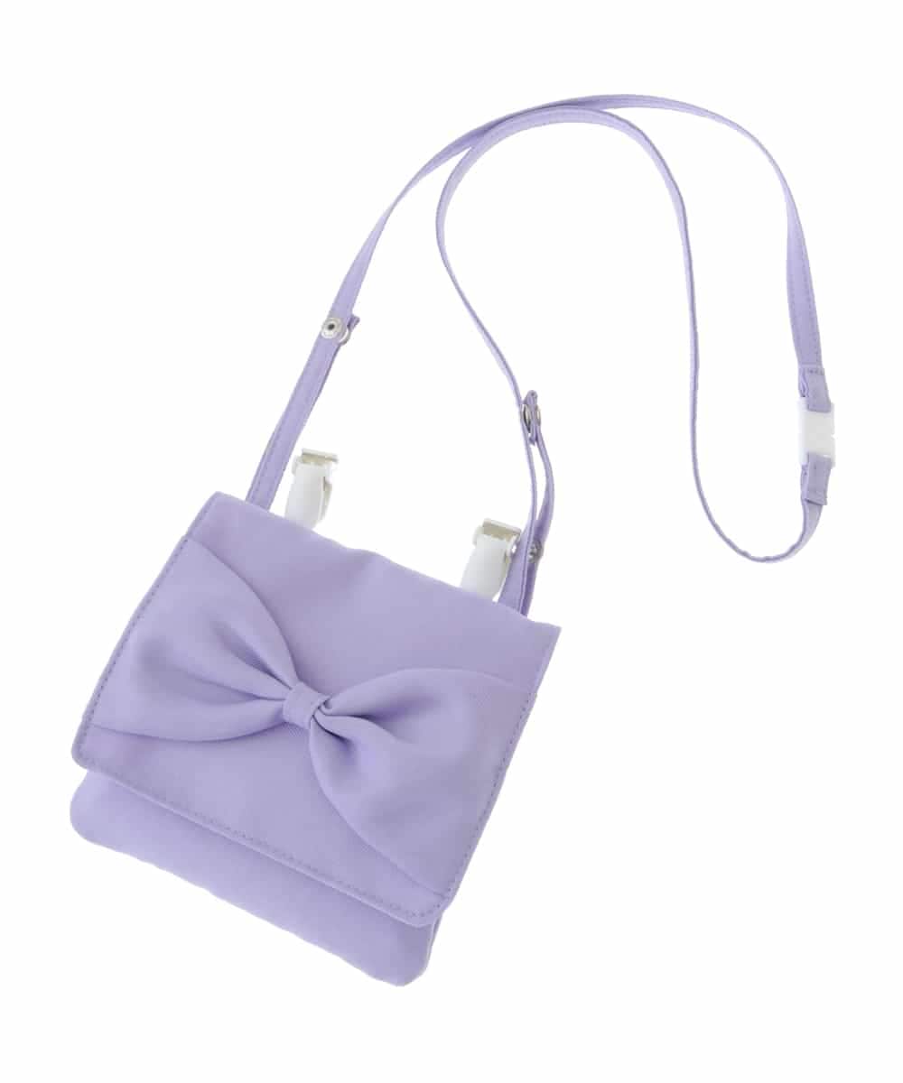 KGYCP30014 a.v.v KIDS(アー・ヴェ・ヴェ) [KIDS]リボンマルチポシェット ラベンダー