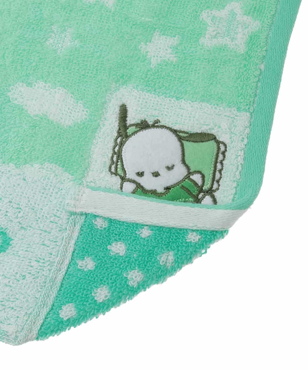 KGYED02006 a.v.v KIDS(アー・ヴェ・ヴェ) [KIDS]【ポチャッコ】ハンドタオル グリーン