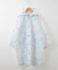 KGYJJ50034 a.v.v KIDS(アー・ヴェ・ヴェ) [KIDS]ｏｒａｎｇｅ　ｂｏｎｂｏｎユニコーンレインコート[WEB限定サイズ] ライトブルー
