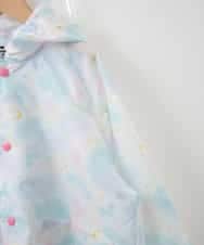 KGYJJ50034 a.v.v KIDS(アー・ヴェ・ヴェ) [KIDS]ｏｒａｎｇｅ　ｂｏｎｂｏｎユニコーンレインコート[WEB限定サイズ] ライトブルー