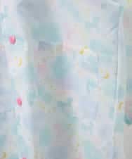 KGYJJ50034 a.v.v KIDS(アー・ヴェ・ヴェ) [KIDS]ｏｒａｎｇｅ　ｂｏｎｂｏｎユニコーンレインコート[WEB限定サイズ] ライトブルー
