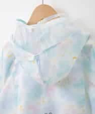 KGYJJ50034 a.v.v KIDS(アー・ヴェ・ヴェ) [KIDS]ｏｒａｎｇｅ　ｂｏｎｂｏｎユニコーンレインコート[WEB限定サイズ] ライトブルー