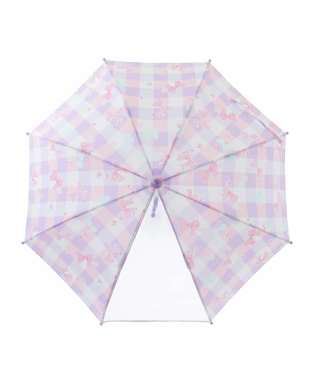 KGYLM51019 a.v.v KIDS(アー・ヴェ・ヴェ) [KIDS]【数量限定】orange bonbon リボン傘 ラベンダー
