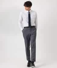 KHBEA01044 a.v.v MEN(アー・ヴェ・ヴェ) 【累計2万枚販売】エッフェル塔刺繡オックスボタンダウンシャツ ブルー