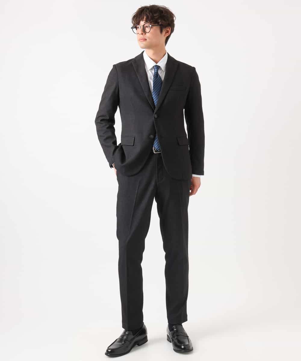 KHBEA01044 a.v.v MEN(アー・ヴェ・ヴェ) 【累計2万枚販売】エッフェル塔刺繡オックスボタンダウンシャツ ブルー