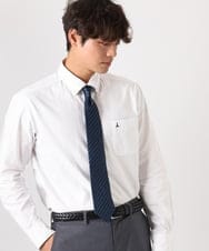KHBEA01044 a.v.v MEN(アー・ヴェ・ヴェ) 【累計2万枚販売】エッフェル塔刺繡オックスボタンダウンシャツ ブルー
