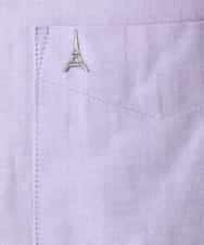 KHBEA01044 a.v.v MEN(アー・ヴェ・ヴェ) 【累計2万枚販売】エッフェル塔刺繡オックスボタンダウンシャツ ブルー