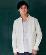 KHBEG01039 a.v.v MEN(アー・ヴェ・ヴェ) イージーケアオックスボタンダウンシャツ[WEB限定サイズ] ライトイエロー
