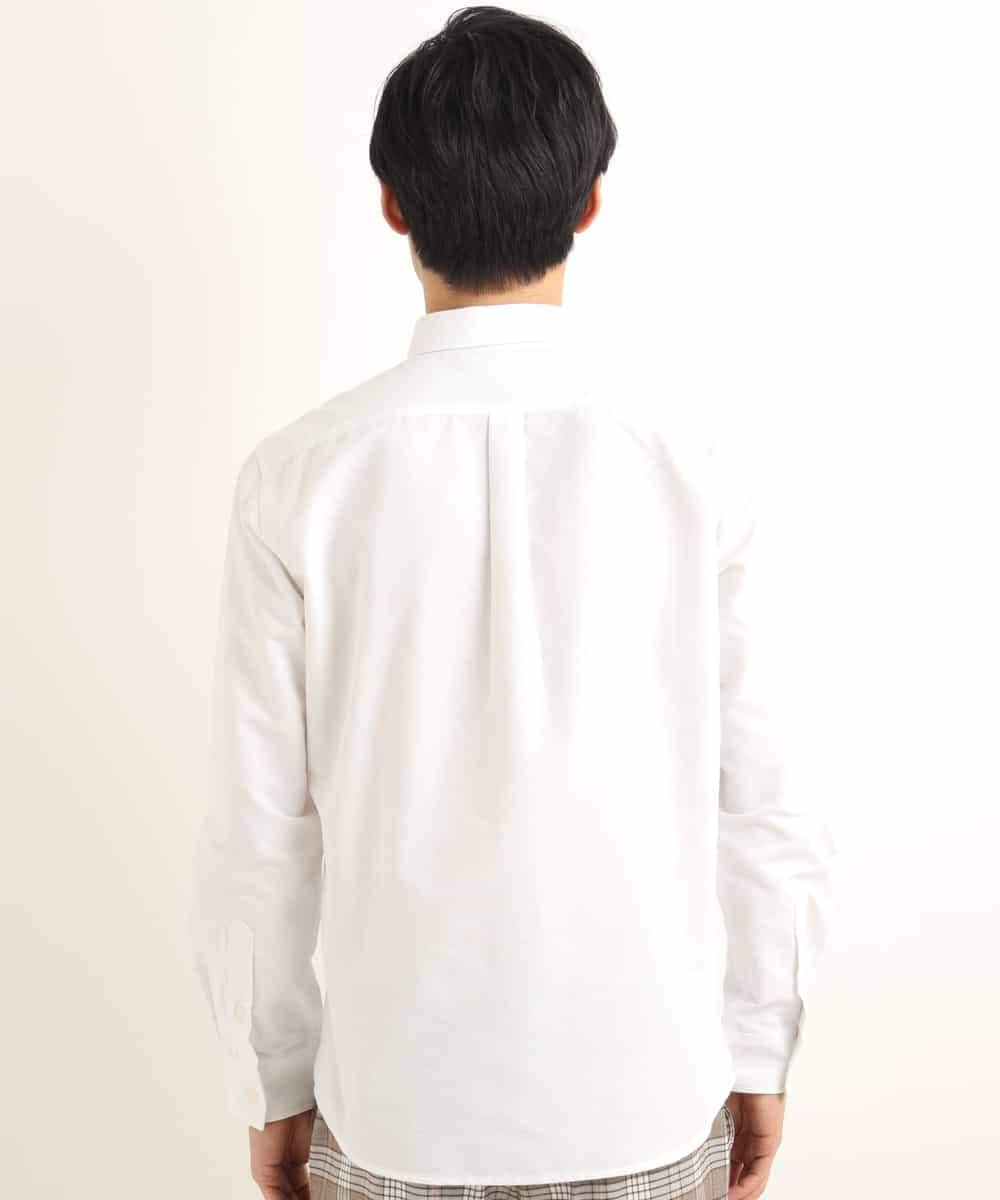 KHBEG01039 a.v.v MEN(アー・ヴェ・ヴェ) イージーケアオックスボタンダウンシャツ[WEB限定サイズ] ホワイト