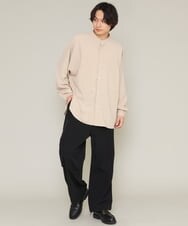 KHBES91059 a.v.v MEN(アー・ヴェ・ヴェ) ワンサイズドルマンシャツ オレンジ