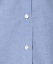 KHBEV01044 a.v.v MEN(アー・ヴェ・ヴェ) 【累計2万枚販売】ワンポイント刺繍入りオックスボタンダウンシャツ ブルー