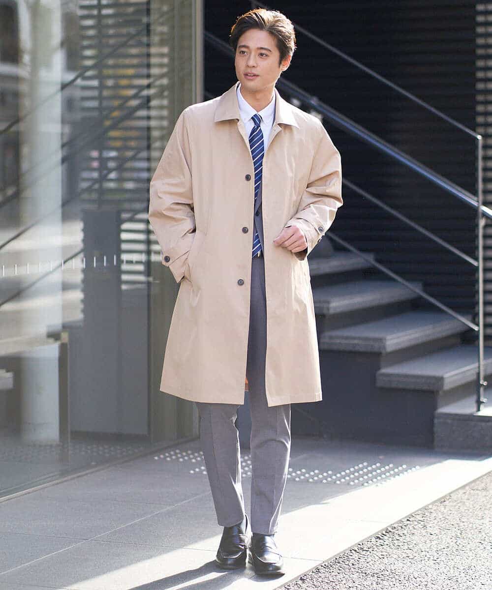 KHBEV80059 a.v.v MEN(アー・ヴェ・ヴェ) 【ビジネスシャツ】オックスフォードボタンダウンシャツ ライトブルー