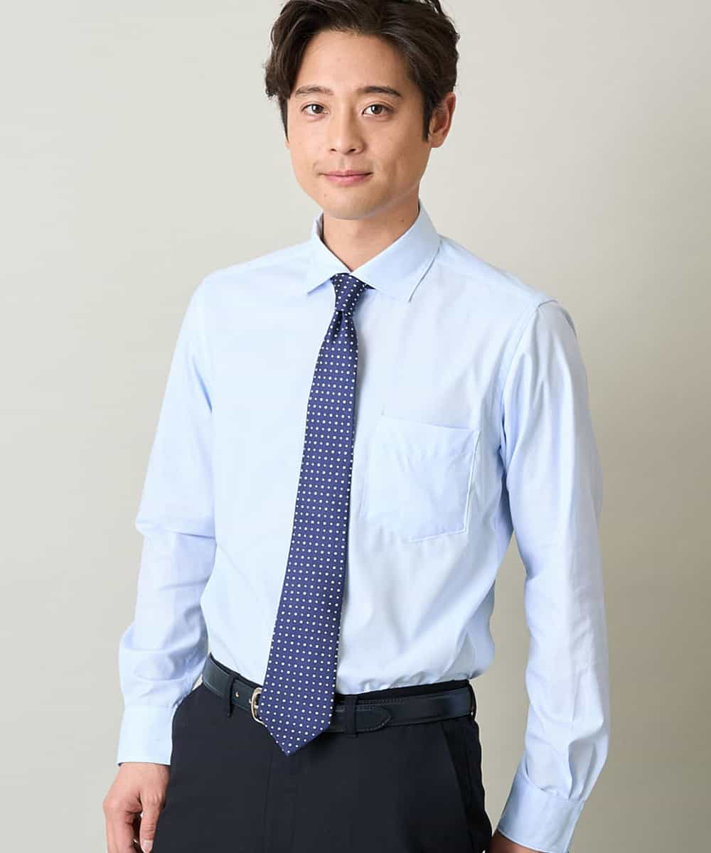 ビジネスシャツ】マイクロツイルカッタウェイシャツ(ブラウス・シャツ  