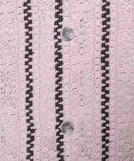 KHBFD11079 a.v.v MEN(アー・ヴェ・ヴェ) 【洗濯機で洗える】透かしストライプ ワイドシルエットシャツ ライトブルー