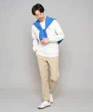 KHBFD17054 a.v.v MEN(アー・ヴェ・ヴェ) 【イージーケア/洗濯機で洗える/速乾/毛玉になりにくい/ストレッチ】リライトワイドシルエットシャツ ダークグレー