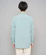 KHBFD17054 a.v.v MEN(アー・ヴェ・ヴェ) 【イージーケア/洗濯機で洗える/速乾/毛玉になりにくい/ストレッチ】リライトワイドシルエットシャツ ダークグレー