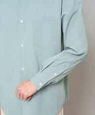 KHBFD17054 a.v.v MEN(アー・ヴェ・ヴェ) 【イージーケア/洗濯機で洗える/速乾/毛玉になりにくい/ストレッチ】リライトワイドシルエットシャツ ダークグレー