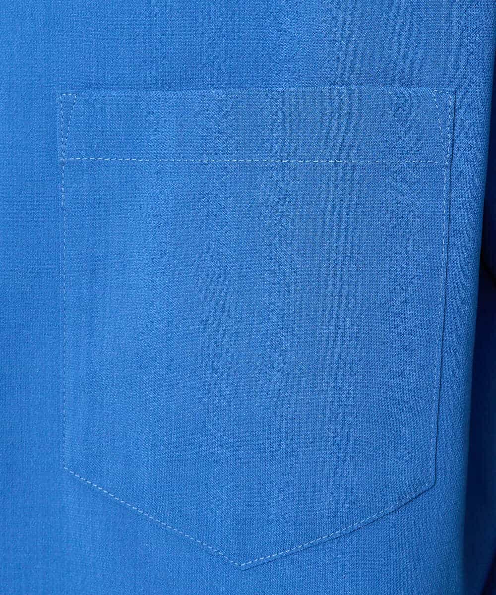 KHBFD17054 a.v.v MEN(アー・ヴェ・ヴェ) 【イージーケア/洗濯機で洗える/速乾/毛玉になりにくい/ストレッチ】リライトワイドシルエットシャツ ダークグレー