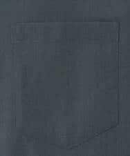 KHBFD17054 a.v.v MEN(アー・ヴェ・ヴェ) 【イージーケア/洗濯機で洗える/速乾/毛玉になりにくい/ストレッチ】リライトワイドシルエットシャツ ダークグレー