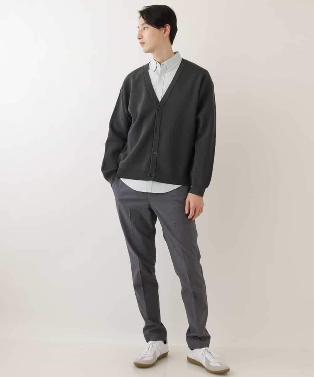 KHBFP01039 a.v.v MEN(アー・ヴェ・ヴェ) 【S-XXL/吸水速乾】イージーケアオックスボタンダウンシャツ ベージュ