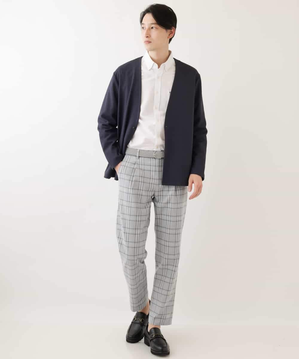 KHBFP01039 a.v.v MEN(アー・ヴェ・ヴェ) 【S-XXL/吸水速乾】イージーケアオックスボタンダウンシャツ ベージュ