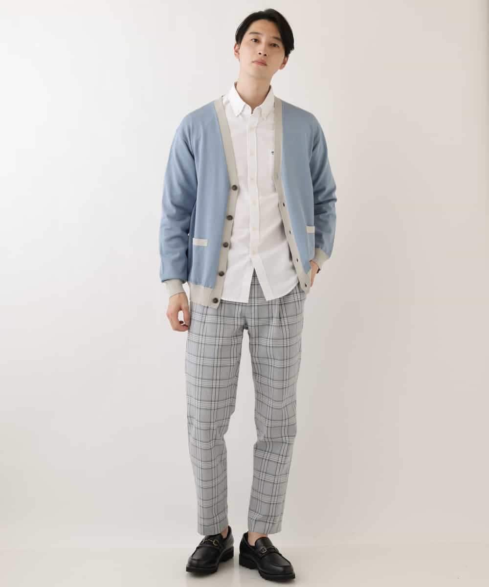 KHBFP01039 a.v.v MEN(アー・ヴェ・ヴェ) 【S-XXL/吸水速乾】イージーケアオックスボタンダウンシャツ ベージュ