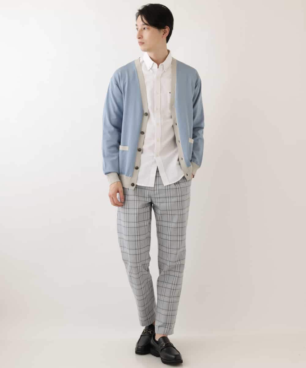 KHBFP01039 a.v.v MEN(アー・ヴェ・ヴェ) 【S-XXL/吸水速乾】イージーケアオックスボタンダウンシャツ ベージュ