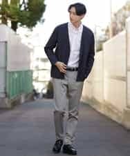 KHBFP01039 a.v.v MEN(アー・ヴェ・ヴェ) 【S-XXL/吸水速乾】イージーケアオックスボタンダウンシャツ ベージュ