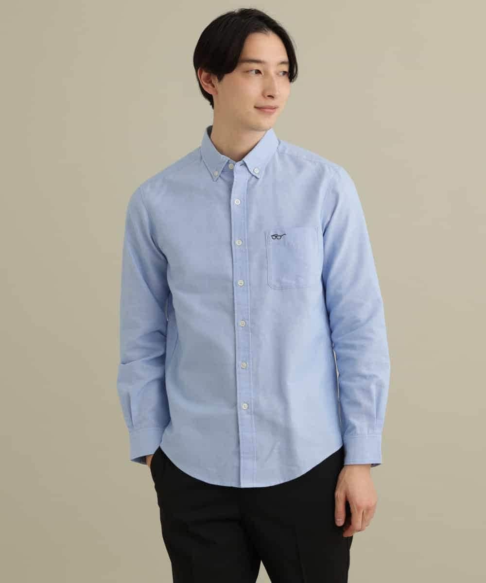 KHBFP01039 a.v.v MEN(アー・ヴェ・ヴェ) 【S-XXL/吸水速乾】イージーケアオックスボタンダウンシャツ ベージュ