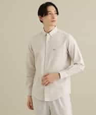 KHBFP01039 a.v.v MEN(アー・ヴェ・ヴェ) 【S-XXL/吸水速乾】イージーケアオックスボタンダウンシャツ ベージュ