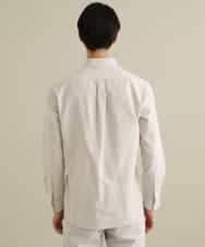KHBFP01039 a.v.v MEN(アー・ヴェ・ヴェ) 【S-XXL/吸水速乾】イージーケアオックスボタンダウンシャツ ベージュ