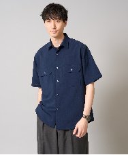 KHBGA53054 a.v.v MEN(アー・ヴェ・ヴェ) 【速乾/イージーケア】Wポケットシャツ【夏リライト】 ダークグレー