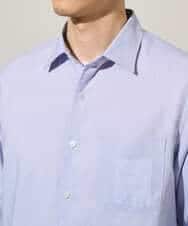 KHBGD30054 a.v.v MEN(アー・ヴェ・ヴェ) 【イージーケア/洗濯機で洗える/速乾/接触冷感/ストレッチ】ポリエステルアサシチブソデシャツ ラベンダー