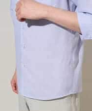 KHBGD30054 a.v.v MEN(アー・ヴェ・ヴェ) 【イージーケア/洗濯機で洗える/速乾/接触冷感/ストレッチ】ポリエステルアサシチブソデシャツ ラベンダー