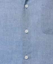 KHBGD30054 a.v.v MEN(アー・ヴェ・ヴェ) 【イージーケア/洗濯機で洗える/速乾/接触冷感/ストレッチ】ポリエステルアサシチブソデシャツ ラベンダー