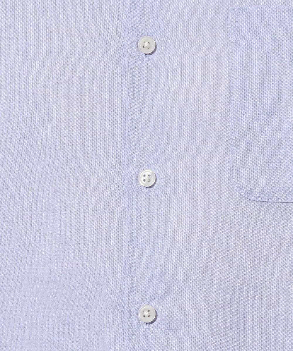 KHBGD30054 a.v.v MEN(アー・ヴェ・ヴェ) 【イージーケア/洗濯機で洗える/速乾/接触冷感/ストレッチ】ポリエステルアサシチブソデシャツ ラベンダー