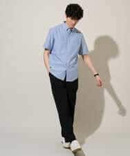 KHBGD43049 a.v.v MEN(アー・ヴェ・ヴェ) 【イージーケア/洗濯機で洗える/速乾/接触冷感/毛玉になりにくい】オックスハンソデシャツ ホワイト