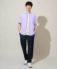 KHBGD43049 a.v.v MEN(アー・ヴェ・ヴェ) 【イージーケア/洗濯機で洗える/速乾/接触冷感/毛玉になりにくい】オックスハンソデシャツ ホワイト