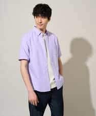 KHBGD43049 a.v.v MEN(アー・ヴェ・ヴェ) 【イージーケア/洗濯機で洗える/速乾/接触冷感/毛玉になりにくい】オックスハンソデシャツ ホワイト