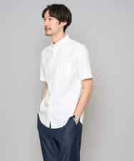 KHBGD43049 a.v.v MEN(アー・ヴェ・ヴェ) 【イージーケア/洗濯機で洗える/速乾/接触冷感/毛玉になりにくい】オックスハンソデシャツ ホワイト