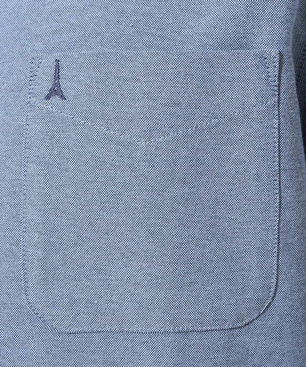 KHBGD43049 a.v.v MEN(アー・ヴェ・ヴェ) 【イージーケア/洗濯機で洗える/速乾/接触冷感/毛玉になりにくい】オックスハンソデシャツ ホワイト